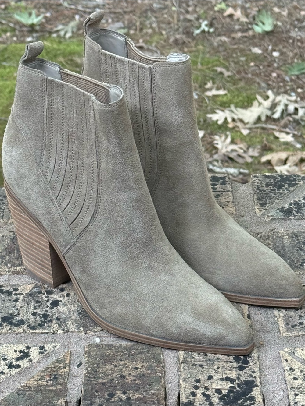 Marc Fisher Alva Women's Suede Ankle Booties